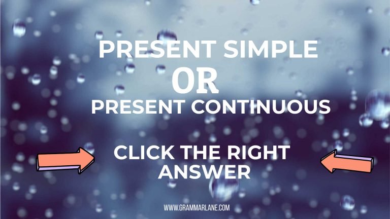 Present simple and Present continuous